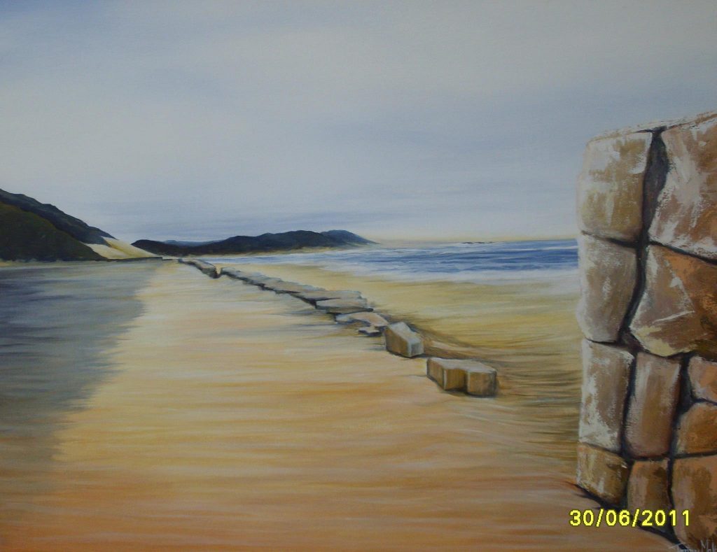 Middle Beach 
Oil on Canvas 
650mmx650mm 
R2500